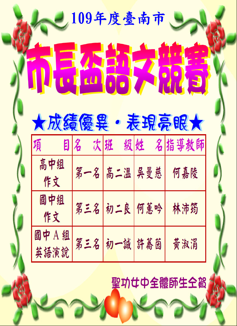 臺南市聖功女中